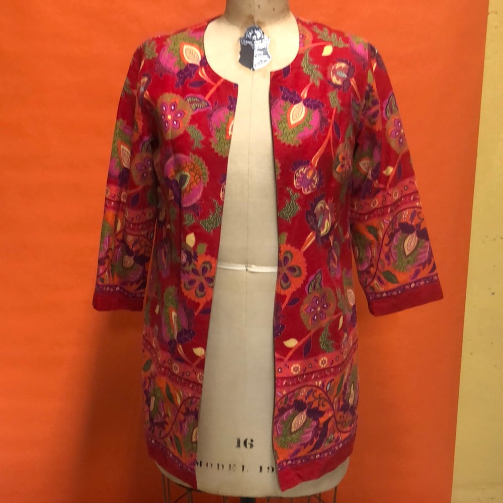 Coldwater Creek 3/4 Sleeve Open Tunic